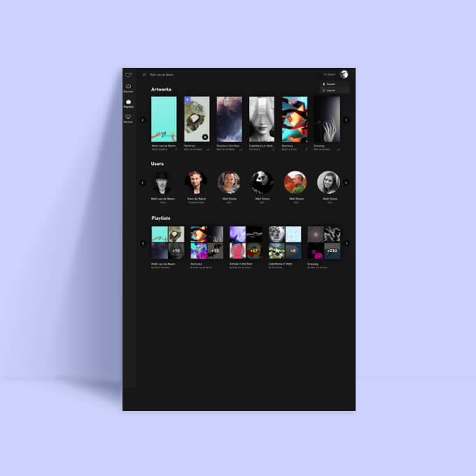 Blackdove website webapp