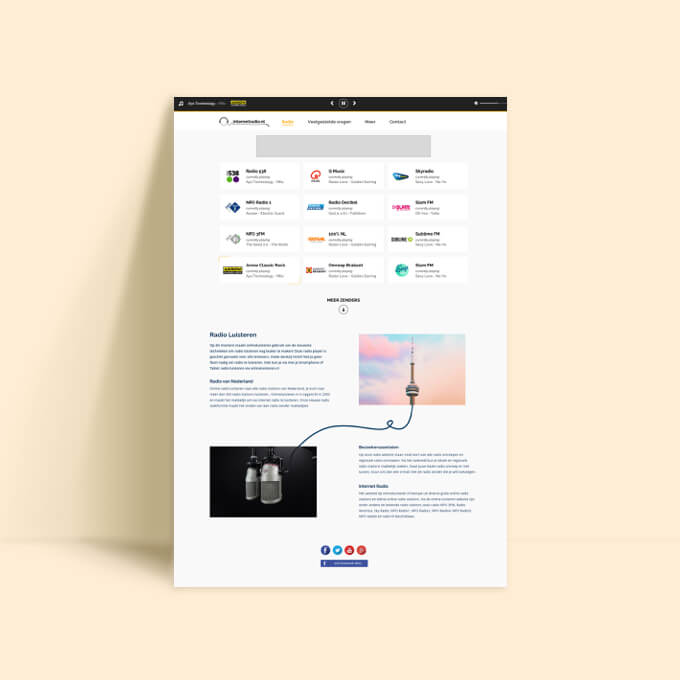 InternetRadio Website